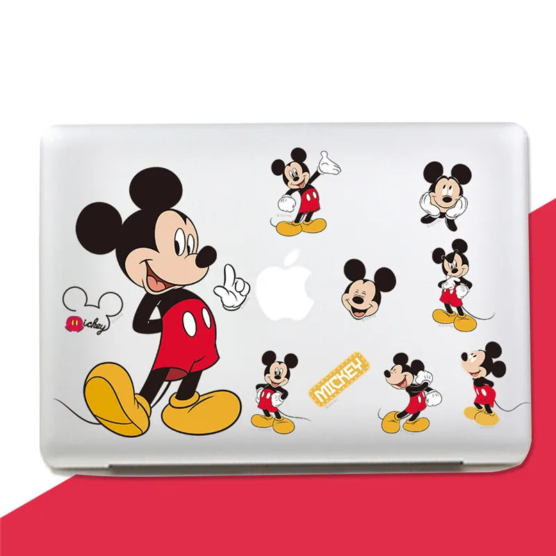 autocollant mural mickey minnie mouse dessin animé décoration chambre enfant sticker mur décoratif pvc
