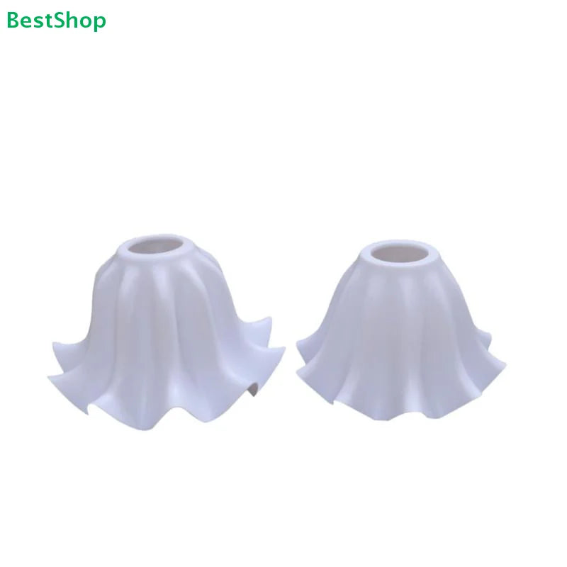 abat jour blanc plissé moderne opaque lampes table suspension murale