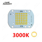 plaque led intégrée 50w 3000k 6000k 120° angle 50 leds aluminium moderne 7500lm 3030smd