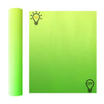 décoration murale fluorescente stickers diy panneau indicateur lettres motifs vert fluo