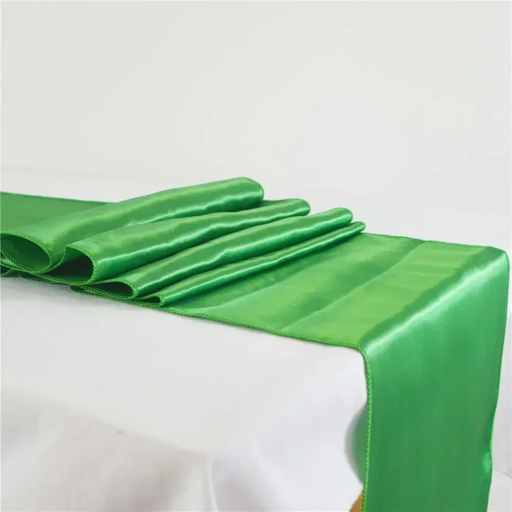 chemin table violet uni satin moderne décoration mariage fête anniversaire maison luxe chic