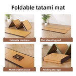 tapis pliable fibre noix coco beige moderne texture paille minimaliste respirant polyvalent support sieste
