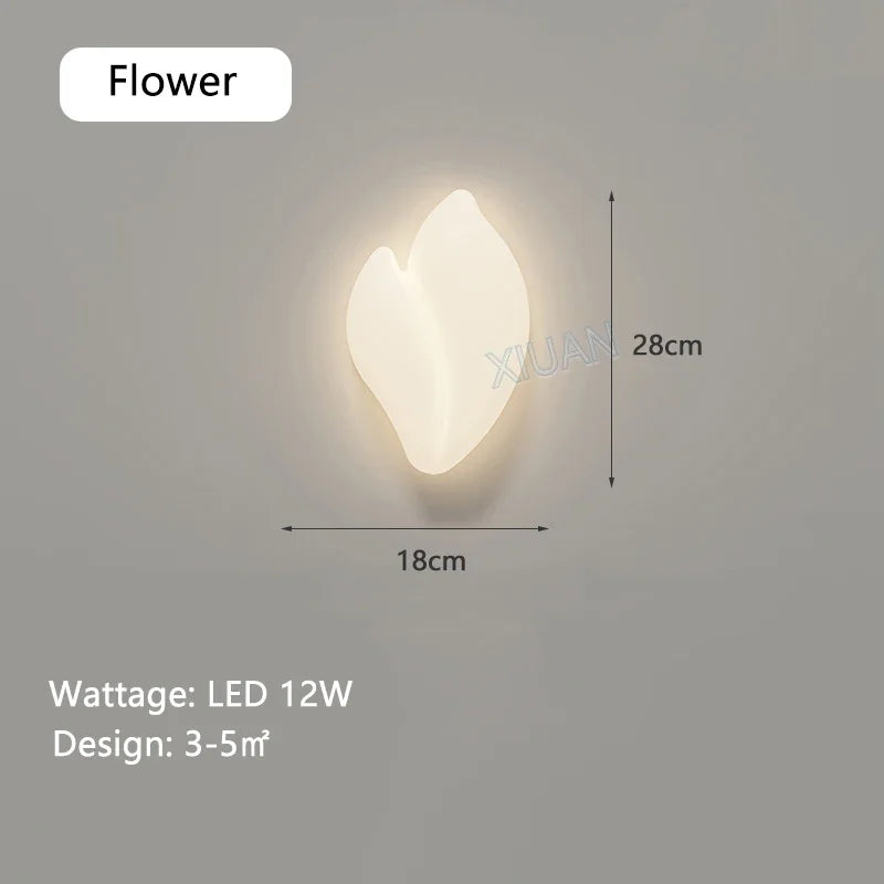 lampe nuage blanc moderne adhésive murale led chambre salon entrée étude