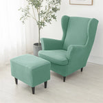 housse polaire fauteuil carreaux vert menthe moderne antidérapante chaise banquet mariage protège meuble réutilisable