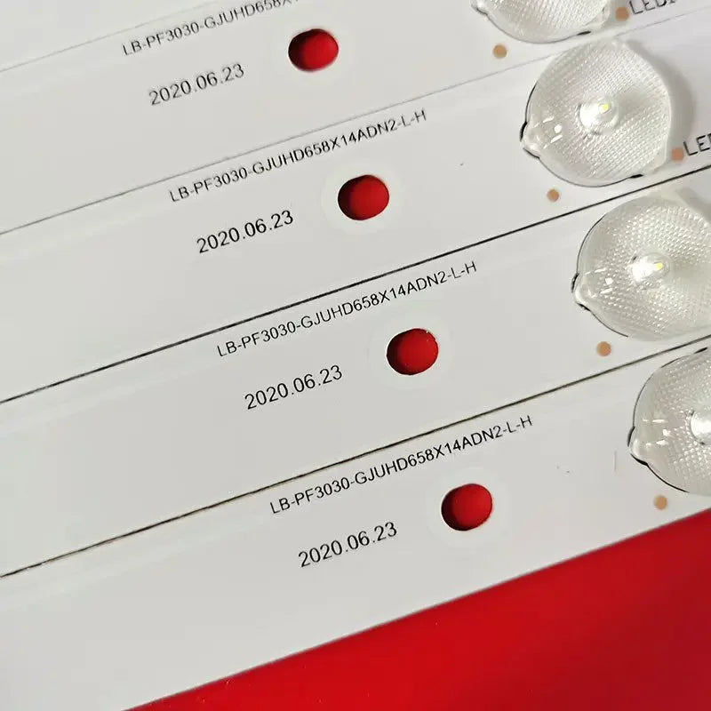 bande led rétro éclairage 655 mm blanc rondelles lumineuses moderne 3v