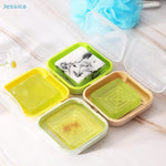 boîte savon portable moderne verte jaune rose blanche grille drainage snap