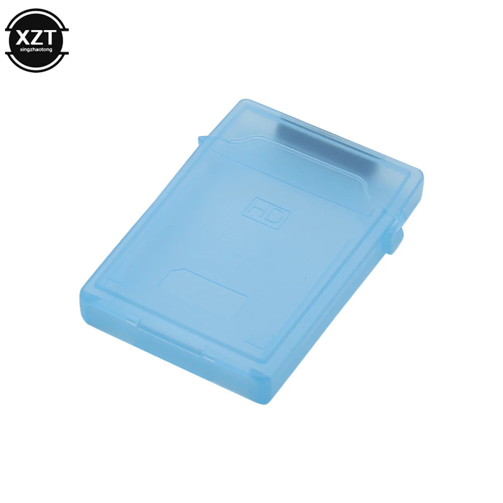 boîte rangement disque dur pratique moderne vert orange bleu gris blanc poignée câble usbclé