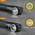 lampe frontale led noire anti dérapante turbo high med low vert rouge moderne