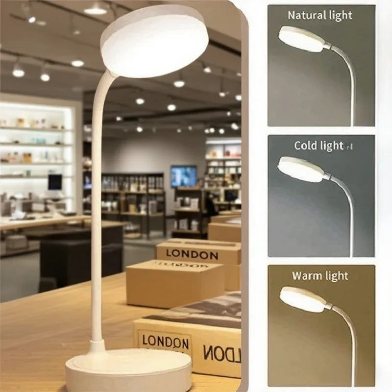 lampe table rechargeable led modes sans fil tension 5v flux lumineux moderne blanc minimaliste