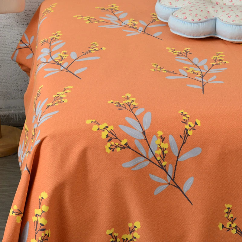 Housse de couette liberty réalisée avec le tissu coton brossé Ombre Interieur