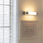 lampe murale moderne argentée rectangulaire lisse blanc chambre salon