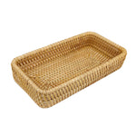 panier rangement rotin tissé traditionnel fruits collations maison pique nique camping beige clair