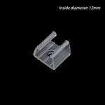 clips fixation transparent modernes vis led bande fibres 10mm 12mm 14mm 17mm 20mm