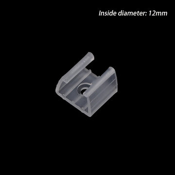 clips fixation transparent modernes vis led bande fibres 10mm 12mm 14mm 17mm 20mm
