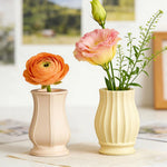 moule silicone vases rayures verticales classique pots fleurs décoration intérieure facile démouler succulentes rangement
