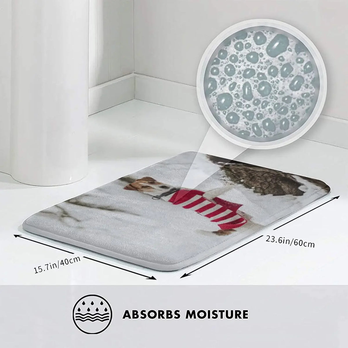 tapis personnalisable imprimé polyester antidérapant moderne noir gris rouge vert bleu