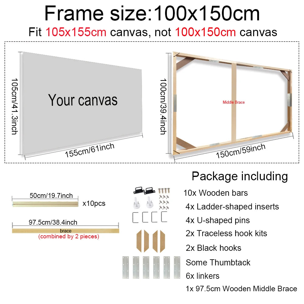 cadre mural bois floral moderne noir rouge beige clips adhésifs 40x60cm 55x85cm