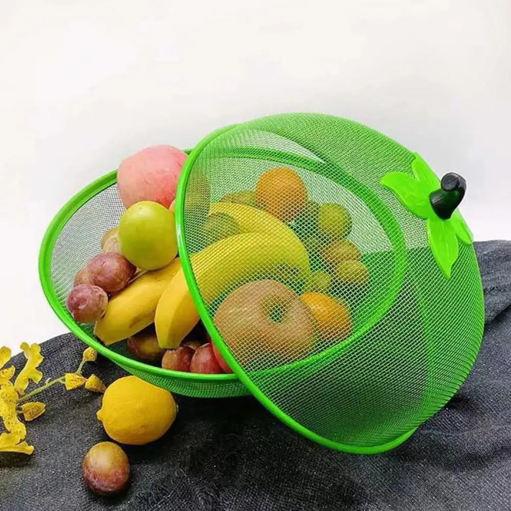 panier corbeille fruits maille métal moderne respectueux environnement noir vert rouge bleu gris poignée