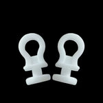 clips rideau blancs modernes volets accessoires rideaux plastique 10pcs 30pcs 50pcs universel