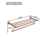 ensemble accessoires salle bain or rose mat porte savon serviette papier toilette moderne