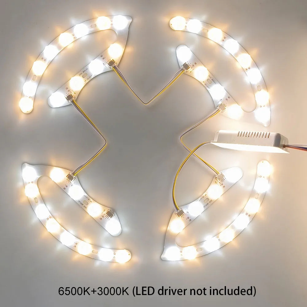 bande led flexible blanc moderne connecteurs souder 12w 9w 24.5cm 10cm