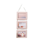 Cadres mural vintage multi compartiments corde texture grunge blanc noir roseclair bleumarin