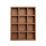 boîtes compartiments bois naturel vintage bijoux objets décoratifs multiple rangement original