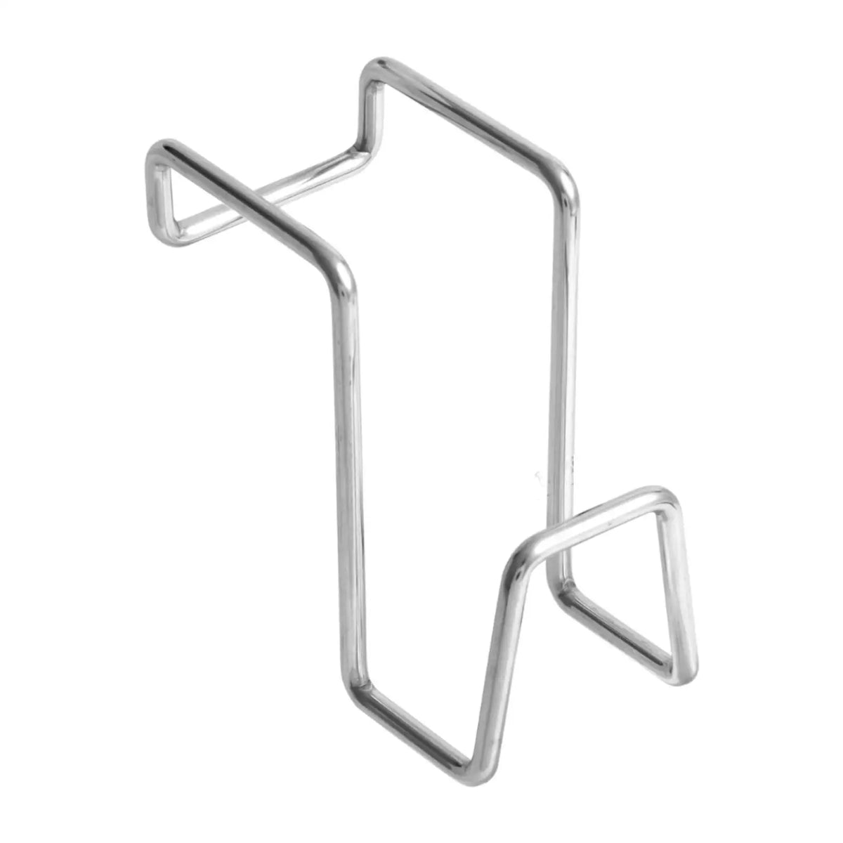 porte éponge métal argenté moderne évier cuisine rangement antirouille minimaliste