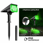 projecteur solaire extérieur ip65 led noir vert moderne minimaliste jardin