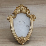cadre photo or baroque floral décoration vintage orné moderne sculpté transparent