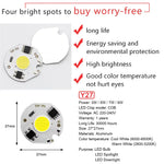 ampoules led chip blanc 27mm cool white 5700k modernes projecteur connecteurs électriques