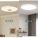 lampe intelligente blanc moderne flux lumineux variable télécommande application mobile