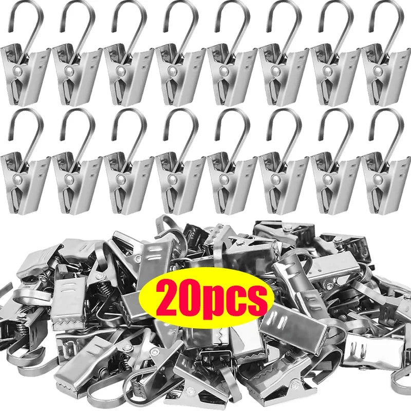 clips rideau acier inoxydable moderne 100 pieces 10 pieces 20 pieces 30 pieces 50
