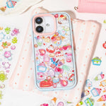 sticker 3d kawaii alimentaire animal multicolore bricolage scrapbooking coque téléphone cadre photo