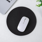 tapis souris cuir double face nappa marron noir gris rose vert rouge classique imperméable