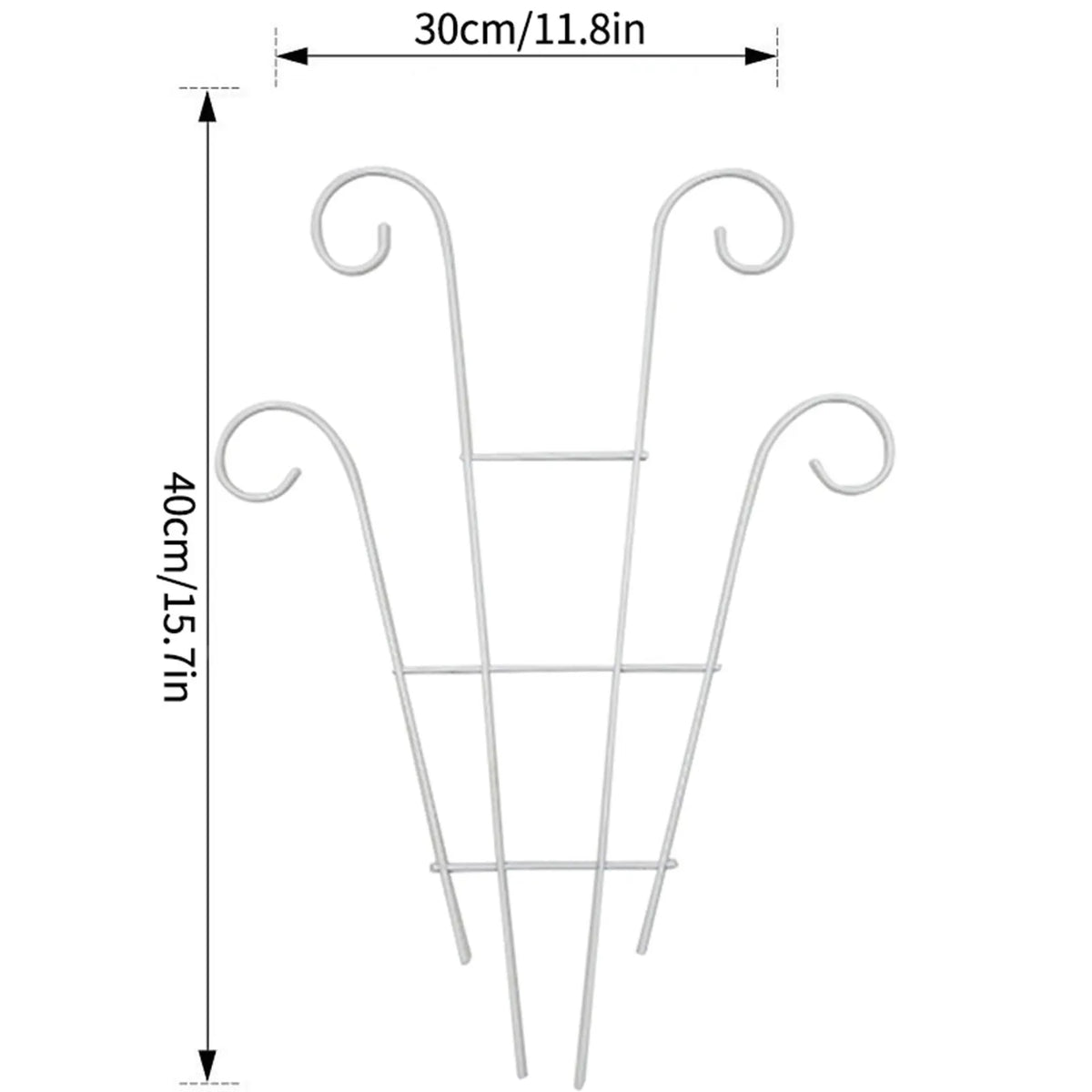 support plante géométrique moderne noir fixation piquet 100m ficelle imperméable renforcement portée