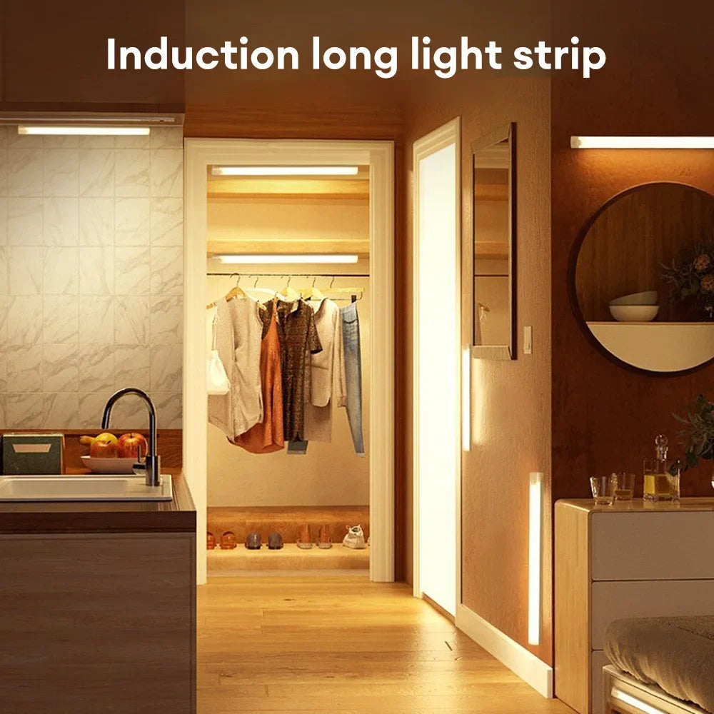 lampe led rechargeable détecteur mouvement blanc moderne 20cm 30cm 50cm type