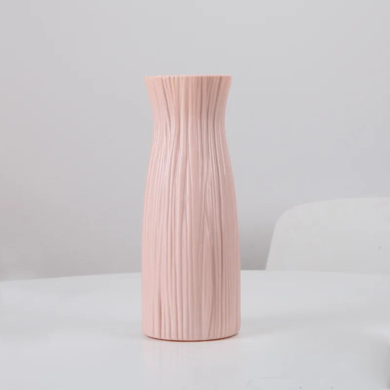 vase moderne blanc rose vert geometrique facettes minimaliste deco maison