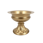 vase métal or blanc relief classique élégant décoration table fleuri