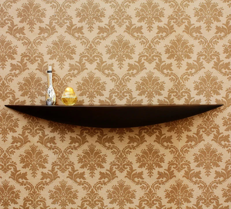 étagère murale moderne bois naturel blanc adhésive deco télécran salon chic