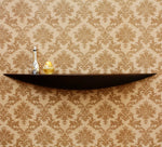étagère murale moderne bois naturel blanc adhésive deco télécran salon chic