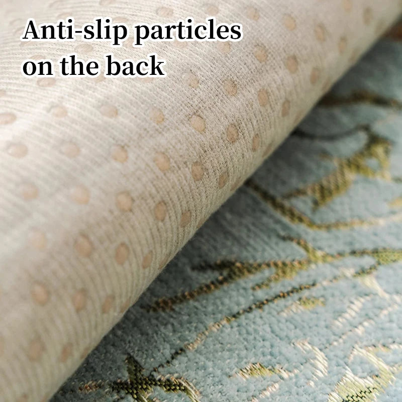 Texture en gros plan de particules antidérapantes sur le dos d'un tissu.