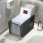 panier rangement aluminium réutilisable blanc or noir multiple utilisations respectueux environnement