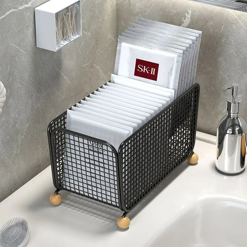 panier rangement aluminium réutilisable blanc or noir multiple utilisations respectueux environnement