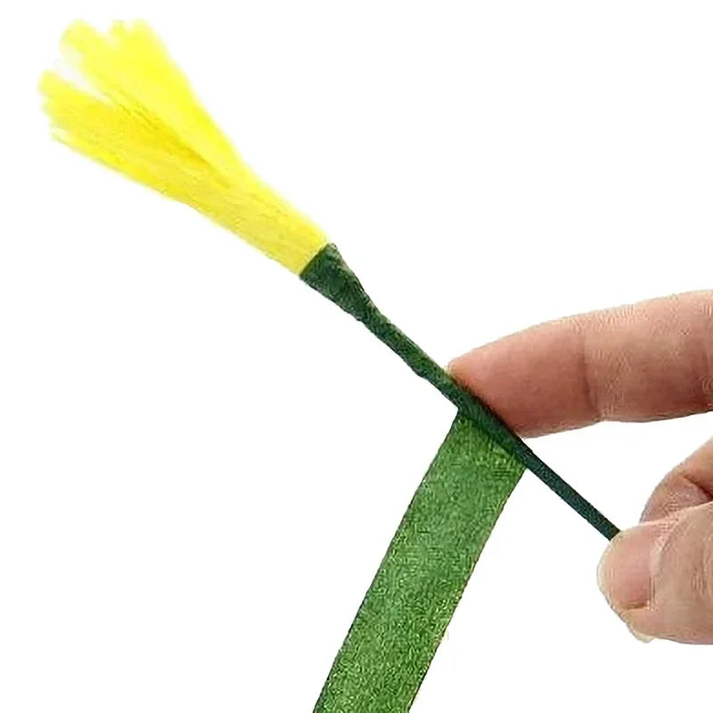 ruban floral adhésif vert foncé décoration mariage fleuriste classique intérieur 20m longueur papier légèrement