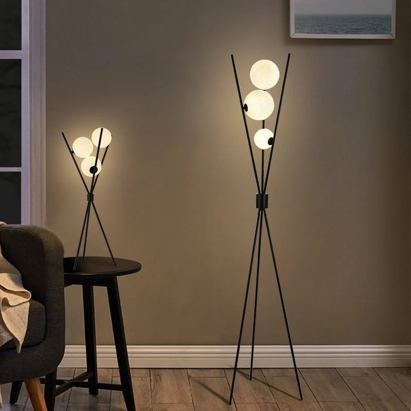 Lampe de chevet style Ins avec pieds en fer