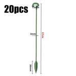 supports plantes tige vert robuste 37cm 27cm 17cm anneau jardinage fleur grimpantes moderne