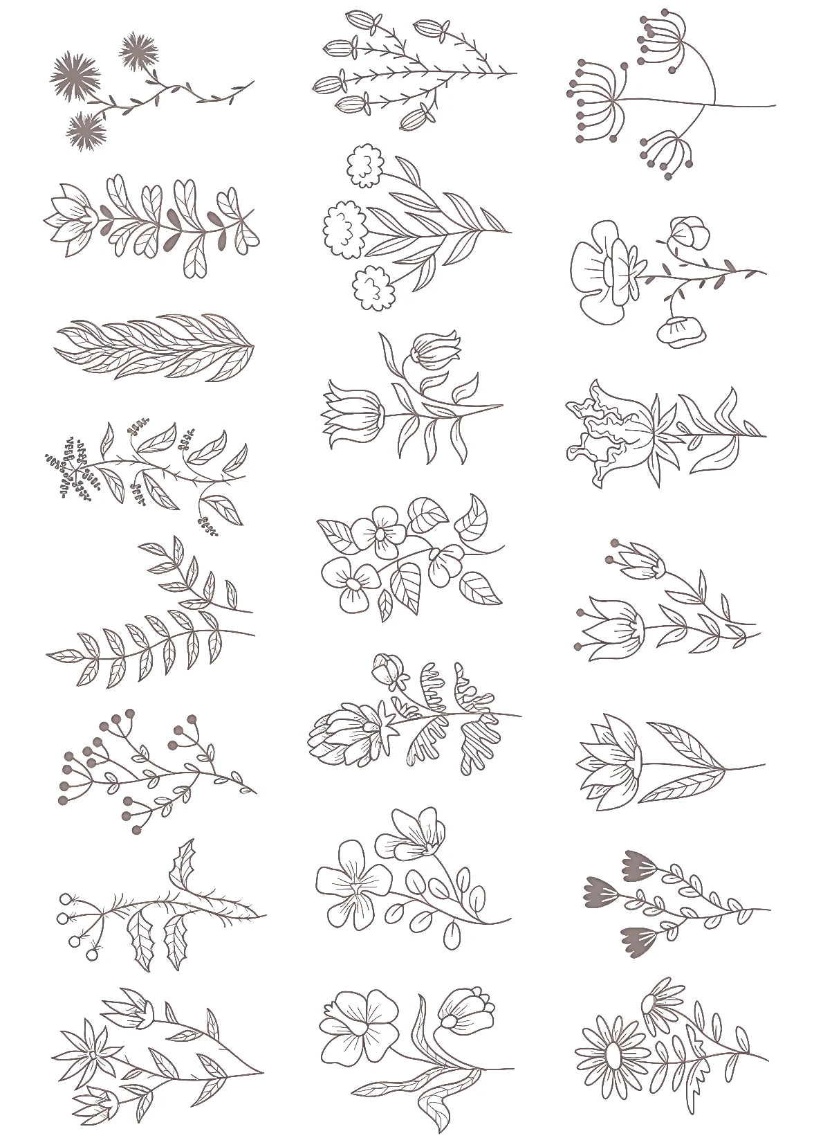 autocollants broderie animaux fleurs tissu adhésif soluble eau couleurs motifs floraux abstraits diy vêtements