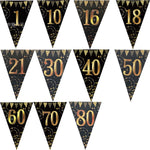 fanions anniversaire numéros 16 80 or confettis festifs océaniques inclusion festive