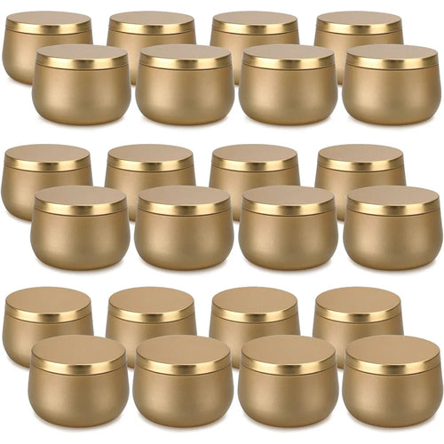 pots bougies moderne noir bleu rouge doré 4oz 8oz mariage fournitures festives cire sucre